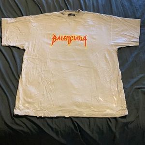 Balenciaga Oversized Metal Logo Unifit T-shirt